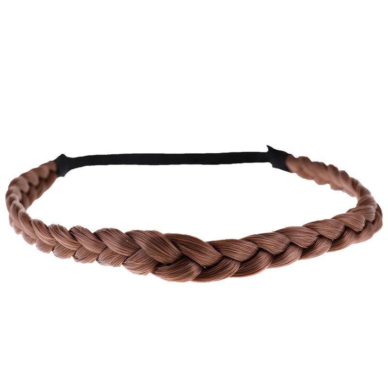New 1.5cm Wide Wig Headband Fishtail Braided New Bohemian Wigs Braid