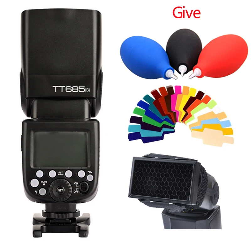 Godox TT685s 2 4G HSS 1/8000s GN60 Беспроводная Вспышка TTL Speedlite для камеры Sony DSLR A7 A7R A7S II A6300 A600|ttl