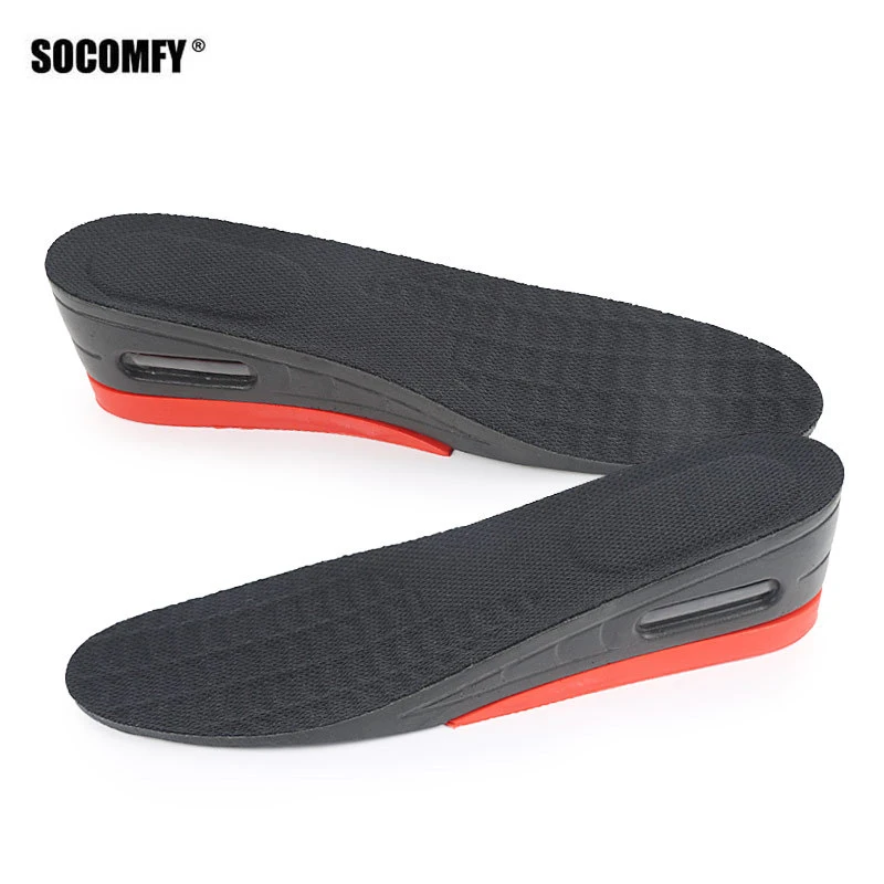 

2Layer Air Cushion up 5 cm Adjustable Height Increase Insoles Invisible Lift Pads soles for shoes inserts men and women Insole