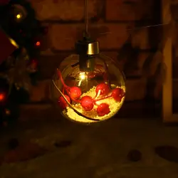 Новогоднее украшение шар огни Xmas Lover Свадебная вечеринка Рождественская елка украшения кулон висит дома вечерние орнамент # YL5