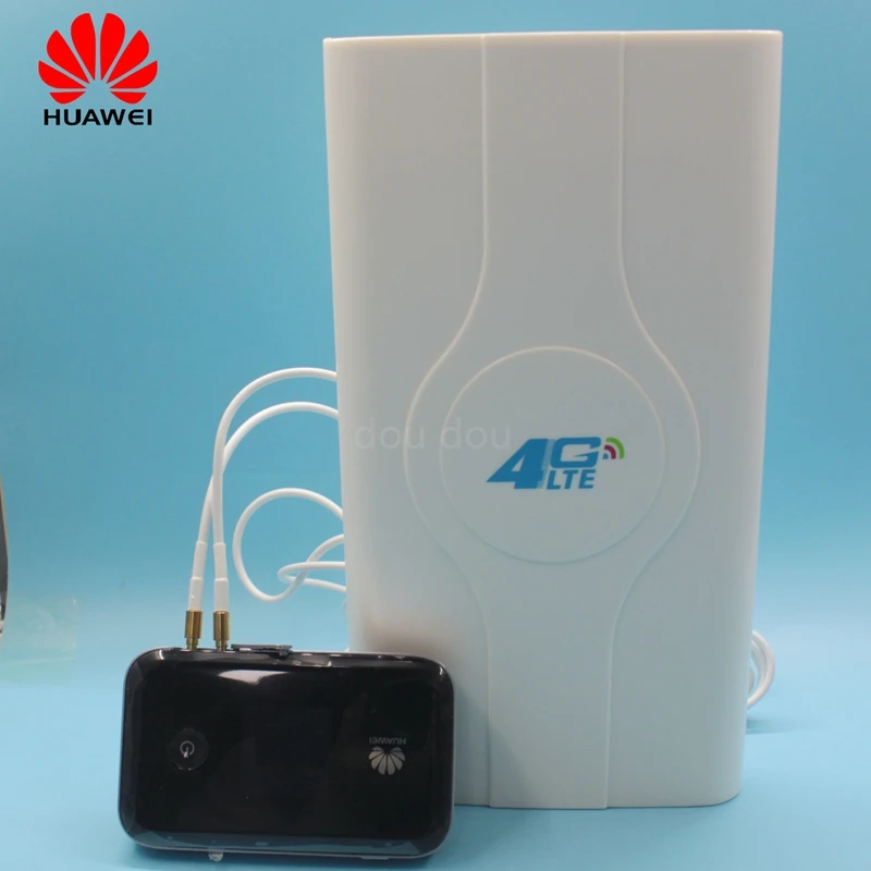 Разблокированный Huawei мобильный WiFi E5377 E5377Ts 32 4G 150 Мбит/с батареей 3560 мАч с антенной