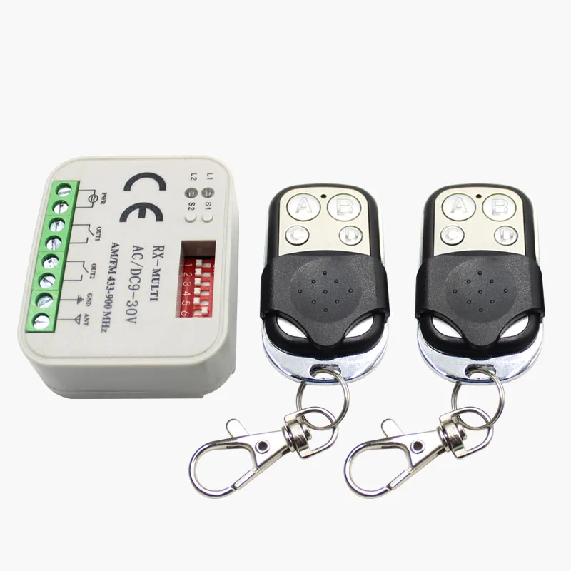 MULTI 280-868Mhz Universal Wireless Remote Control Switch 2CH Relay Receiver Module and RF 433 Mhz Remote Controls MULTI 280-868Mhz Universal Wireless Remote Control Switch 2CH Relay Receiver Module and RF 433 Mhz Remote Controls