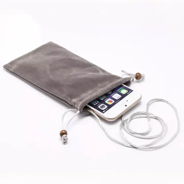 US $1.58 SUBIN Cotton velvet Cell Phone bag shoulder strap bag Wallet Pouch Neck Strap Handbag Leisure cloth