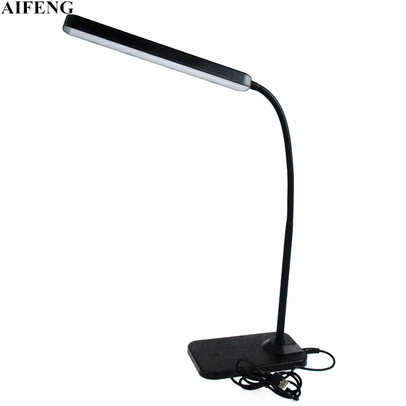 

AIFENG Eye Care Table Lamp Desk Reading Light Dimmable Adjustable Flexible Lighting USB Led Night Light 3 Color Touch Desk Lamps