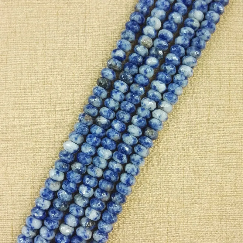 72pc sodalite section natural stone beads for jewelry making 5x8MM