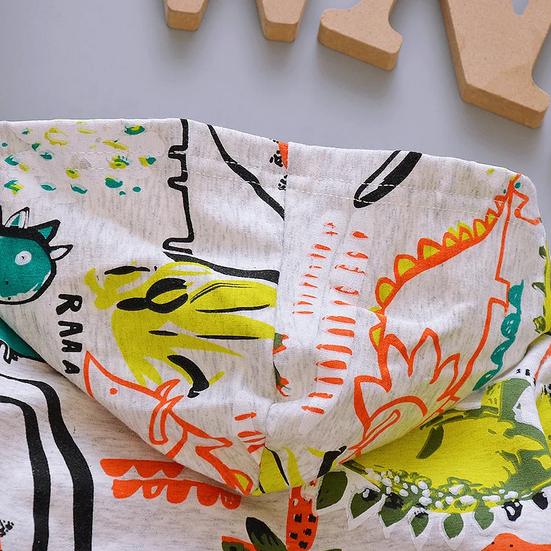 Neon Color Dino Track Suit 3 Pcs Set