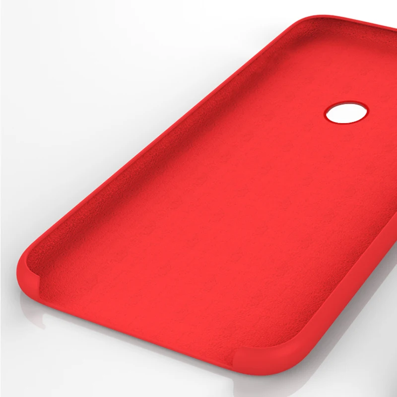 Original With Logo Silicone Phone Case For Xiaomi Mi 8 8 SE Mi 6X A2 Mix 2S Case Official Cover For Xiaomi Cases With Retail BoX (5)