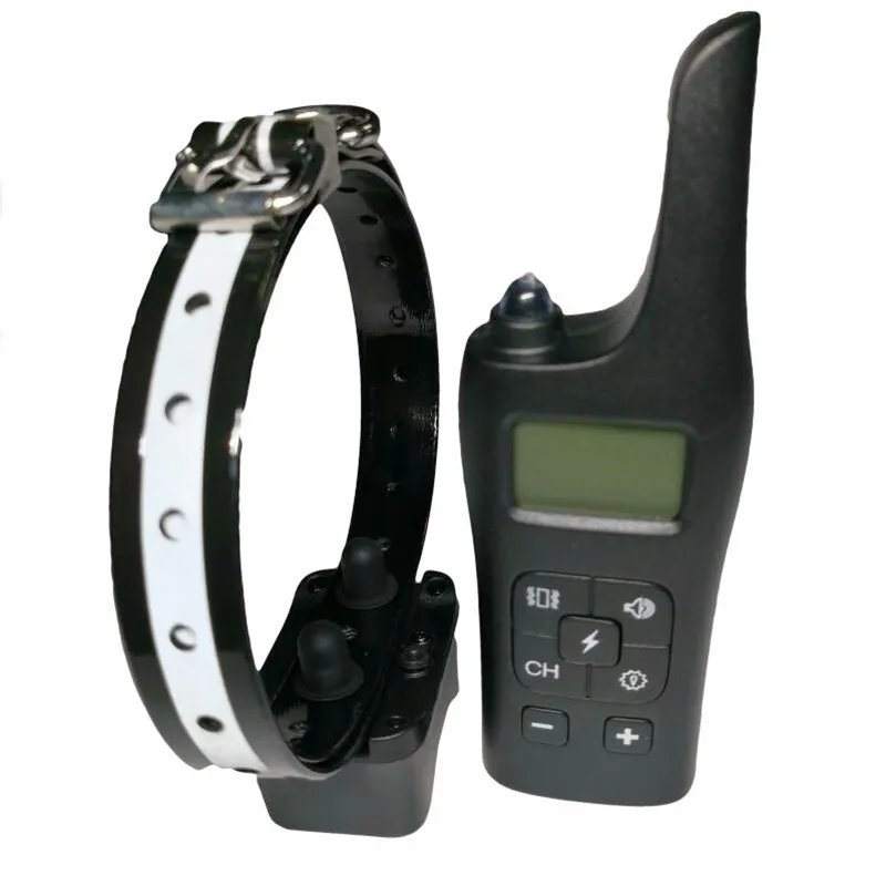 2019 new Electric Dog Training Collar Strong Signal Rechargeable Dog Collar With Remote Control Transmitter Pet Training Collars7