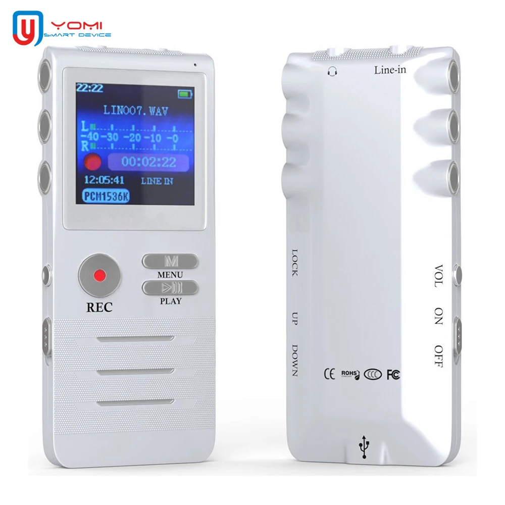 

Mini Voice Recorder 8G Professional Voice Reduction Digital Voice Recorder Recorder Pen MP3 Recorder Support Real-time Playing