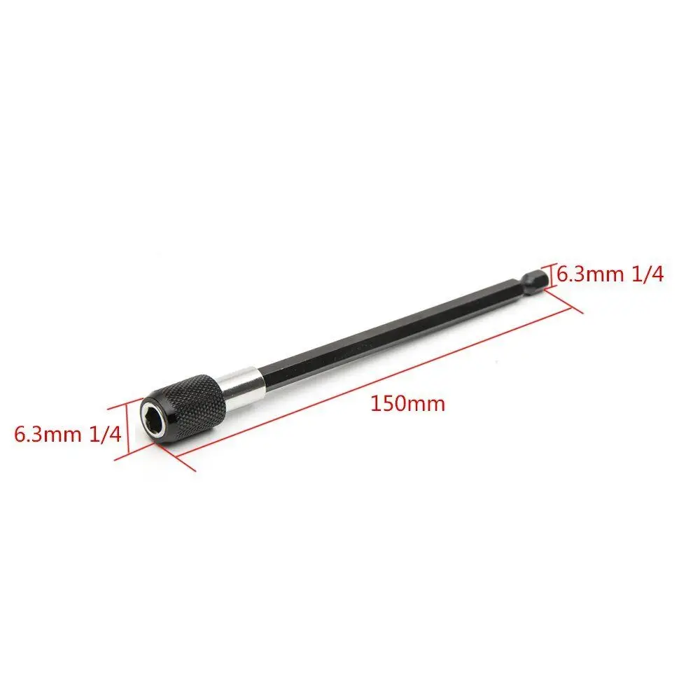 New 6 Pcs 1/4 inch 6.35mm Hex Shank Magnetic Screwdriver Bit Holder C-RV Extension Adapter Set Drill Bit For Screws,Nuts New 6 Pcs 1/4 inch 6.35mm Hex Shank Magnetic Screwdriver Bit Holder C-RV Extension Adapter Set Drill Bit For Screws,Nuts