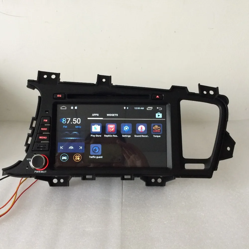Best 8" Android 8.1 for KIA K5 car dvd,gps navigation 4G,Wifi,BT,4 core,1080P,16G flash,1024 x 600,Russian,English 8