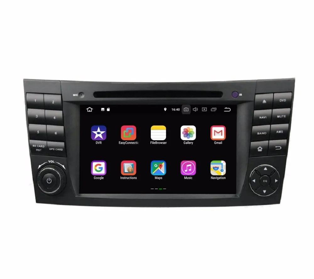 Best 7" Android 8.1 Car Radio DVD GPS Multimedia Head Unit for Mercedes Benz E-Class W211 CLS W219 G-Class W463 2GB RAM Mirror-link 2