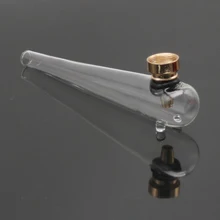 1 шт. Модные прозрачные стеклянные трубы портативные креативные курительные трубы травяные табачные трубы Мясорубка фильтр дымовой сигареты держатель