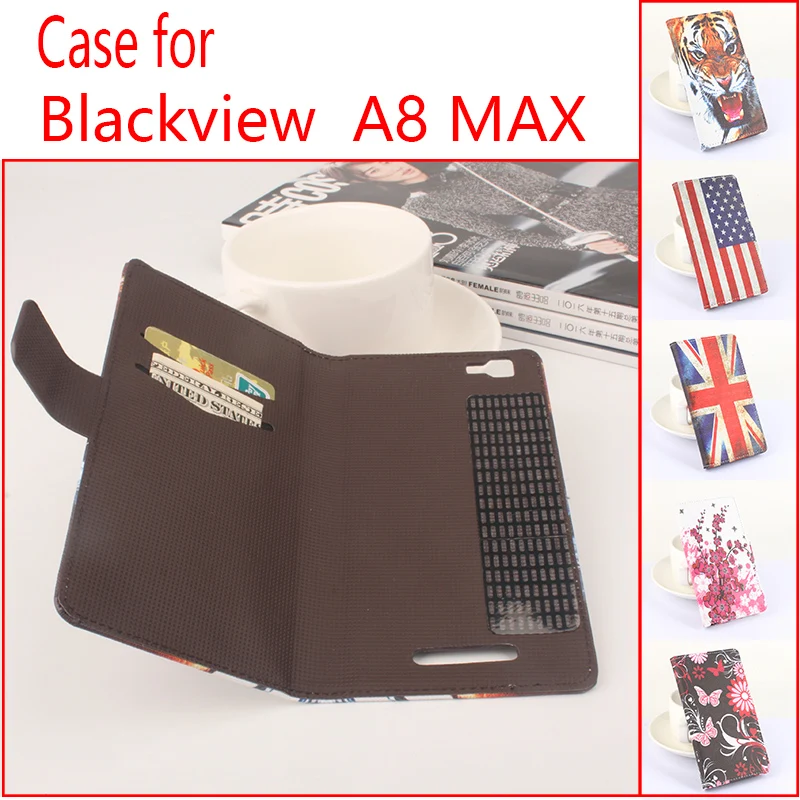 

HongBaiwei For Blackview A8 MAX bags Phone Case Folio Flip Premium Pattern PU Leather Wallet Case with Cash and Card Slots Cover