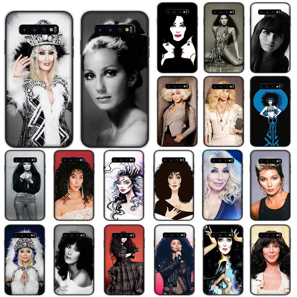 

Cher Cherilyn Sarkisian Soft Case for Samsung Galaxy S10 Plus S10e S7 S6 Edge S8 S9 Plus J6 Cover