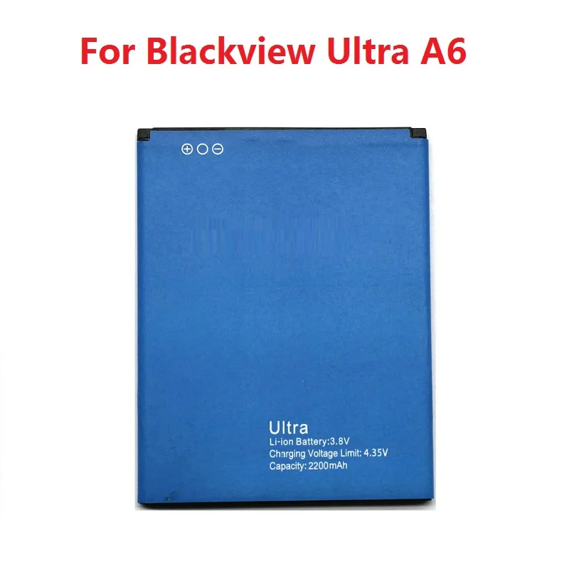 Hot Blackview Ultra A6 Battery 2200mAh New Original Replacement accessory accumulators For Smart Phone | Мобильные телефоны и