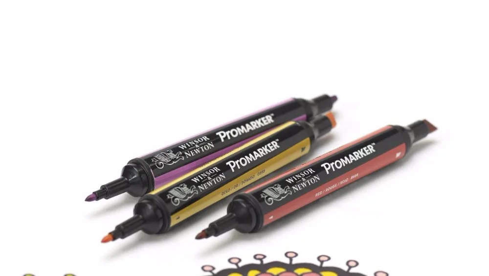 Winsor& Newton ProMarker двойной наконечник графический маркер-фиолетовый цвет тон