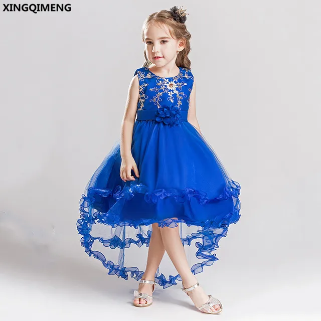 Royal Blue High Low Dress