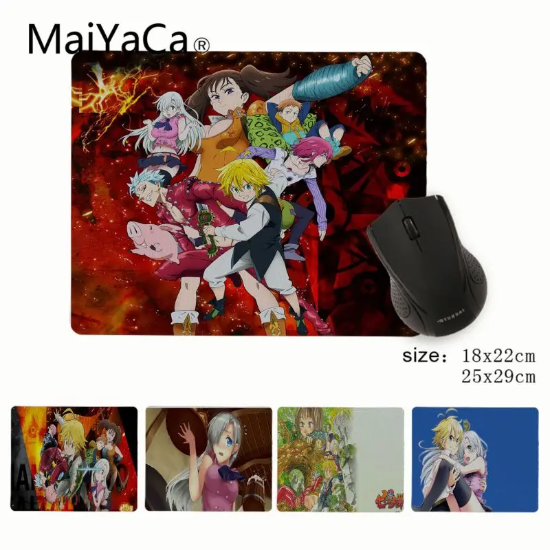 

MaiYaCa Nanatsu no Taizai The Seven Deadly Sins Japan anime laptop Gaming mouse pad Simple Design Speed Game Mouse Pads