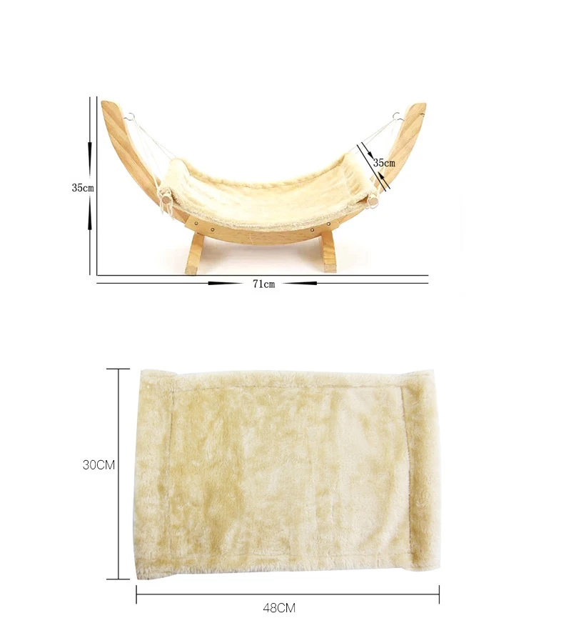 CAWAYI питомник деревянный для питомцев кошек гамак кровать гнездо для кошек качели для маленьких животных cama gatocama para productos para mascotas D1559