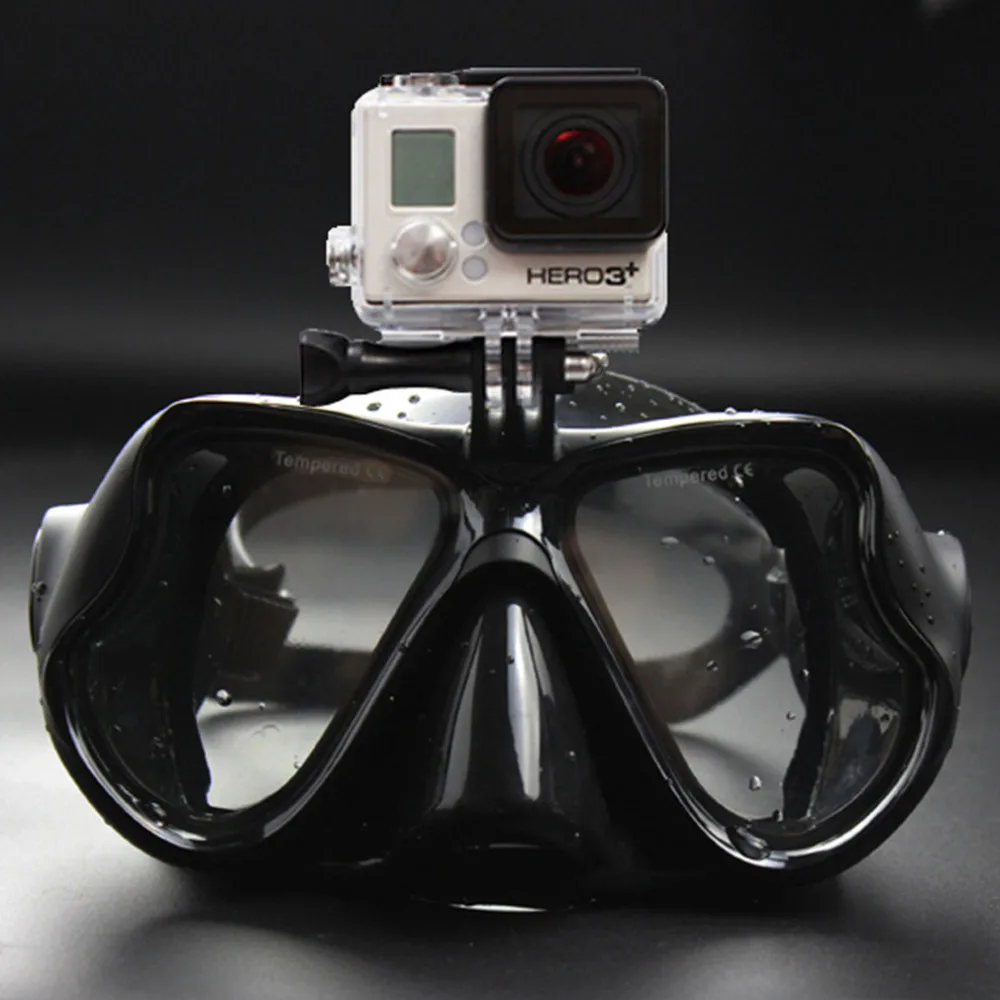 Подводная камера Анти-туман дайвинг маска трубка плавательные очки для GoPro