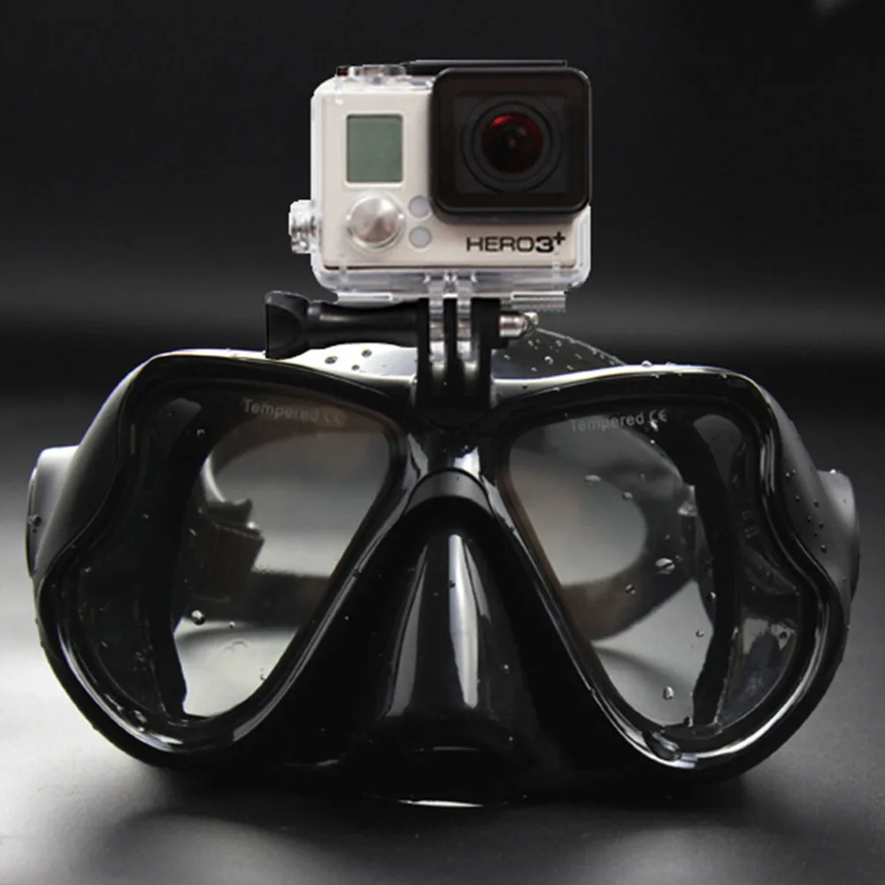 

Underwater Camera Anti Fog Diving Mask Snorkel Swimming Goggles for GoPro