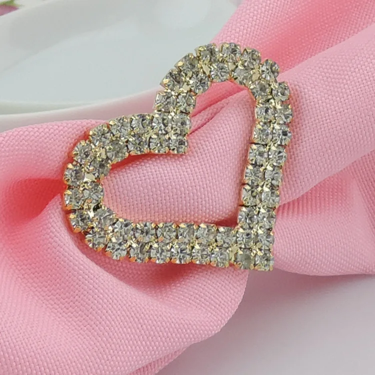 Buy 50pcs/lot Wholesale High Grade Gold Napkin Rings