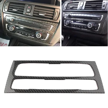 

1x Car Carbon Fiber A/C + CD Panel Decal Decor Sticker Cover Trim For BMW 1Series F20 F21 2012 2013 2014 2015