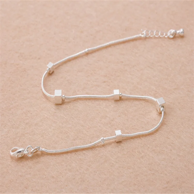 2018 NEW Beads anklets for women Small Box Women Chain Ankle Bracelet Barefoot Foot Jewelry Sandals Pulseras Tobilleras J20#N (1)