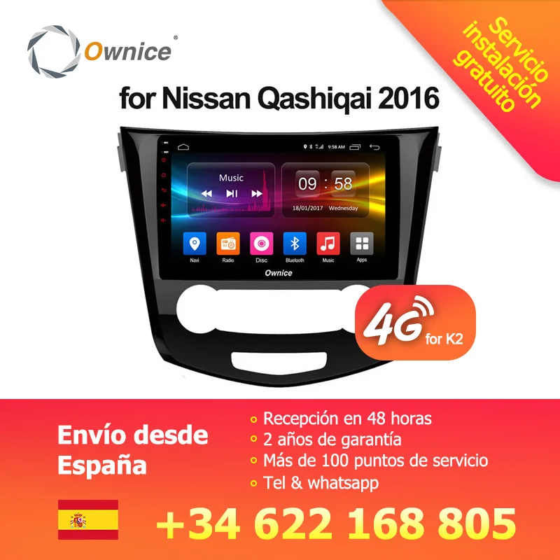 

Ownice K1 K2 K3 Android 9.0 Octa Core 2 din auto car radio DVD Player for Nissan Nissan Qashiqai X-Trail 2016 automagnitol