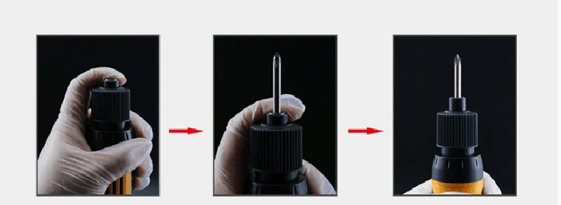 Installing an electric screwdriver