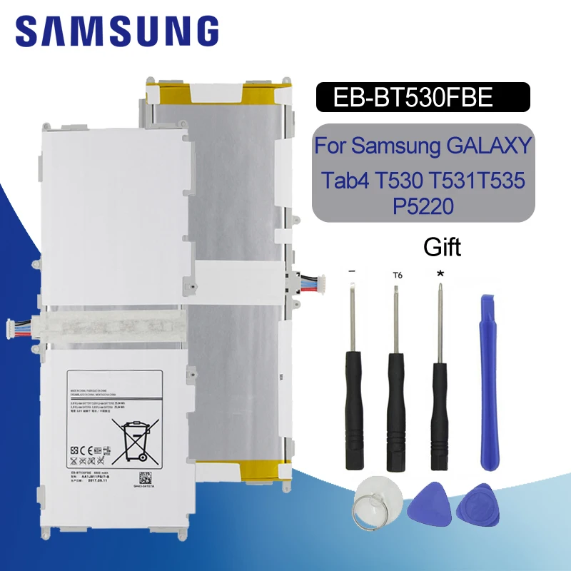 

SAMSUNG Original Tablet Battery 6800mAh EB-BT530FBU EB-BT530FBC For Samsung GALAXY Tab4 Tab 4 SM-T530 T531 T533 T535 T537 T535