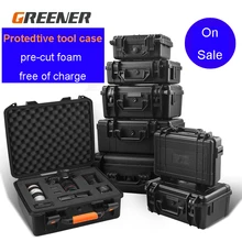 Outdoor Protective Safety Case Shockproof Waterproof Boxes Plastic Tool Box Dry Box Safety Equipment Tool Storage with foam strong plastic box tools shockproof waterproof with foam