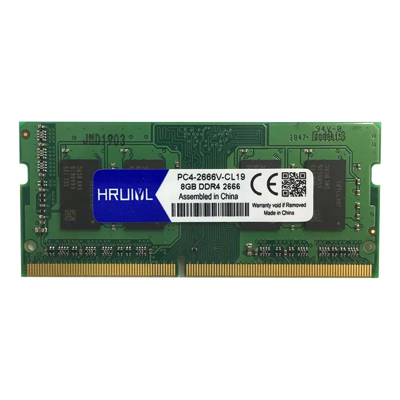 HRUIYL ddr 4 4 GB 8 GB 16 GB Оперативная память 2666 2666 V 2666 МГц ноутбук памяти ddr4 PC4-2666 4G 8G 16G ноутбук memoria sodimm ОЗУ