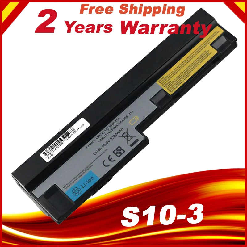 Цена HSW 4400 мАч 11,1 v ноутбук аккумулятор для Lenovo IdeaPad S100 S10 3 S205 S110 U160 S100c S205s U165 L09S6Y14 L09M6Y14 6 ячеек