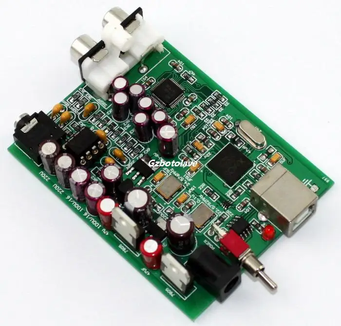 NEW XMOS U8 AK4490 AMP NE5532 USB DAC Decoder Sound Card Headphone Output Support for PCM 192kHz DC9V