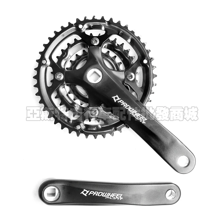 

Mountain Bike MTB Bicycle Crankset Aluminum Alloy 44T 9/27 speed Teeth Chainwheel Crankset Bicycle Crank Sprocket