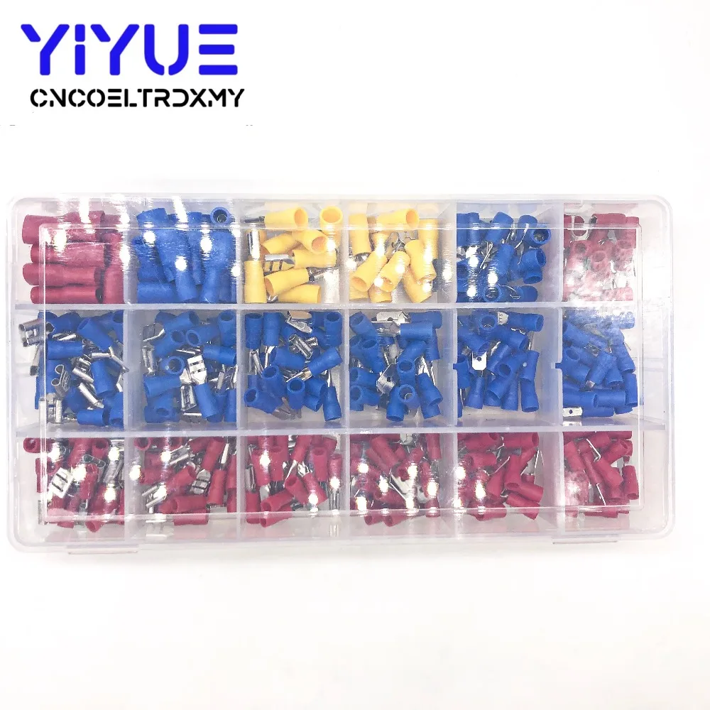 330pcs Assorted Full Insulated Fork U-type Set Terminals  (3)