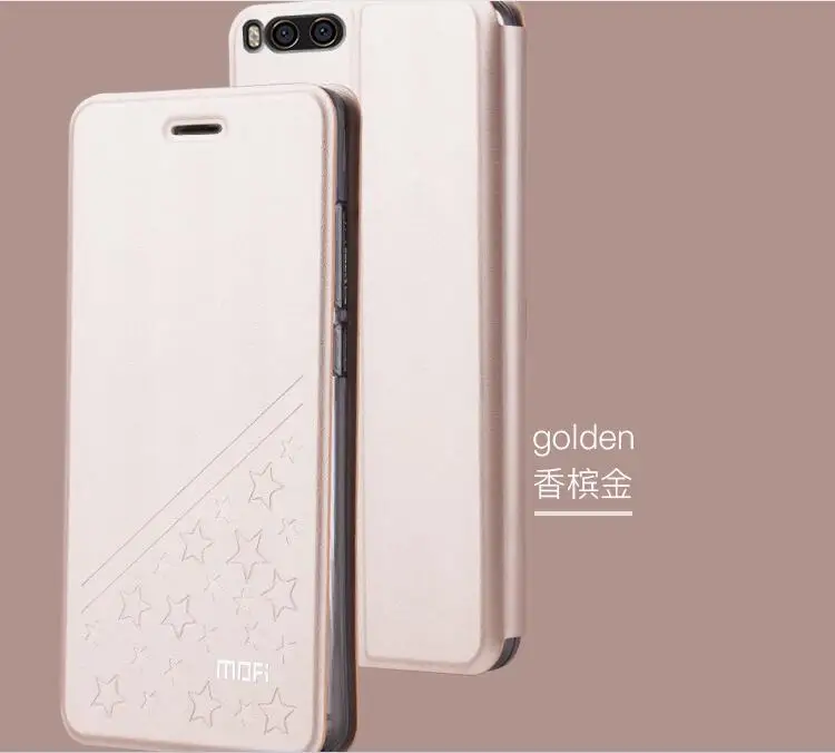 Для Xiaomi 6 Роскошный кожаный чехол для MOFI оригинальный звезда ТПУ mi6 M6 кожа Filp