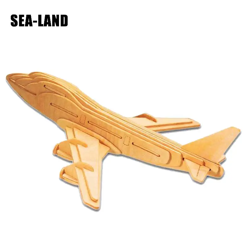 

A Toys For Children 3d Puzzle Diy Wooden Puzzle Model Of Boeing 747 A Kids Toy Also For Adult Game Gift Of High Quality Wood