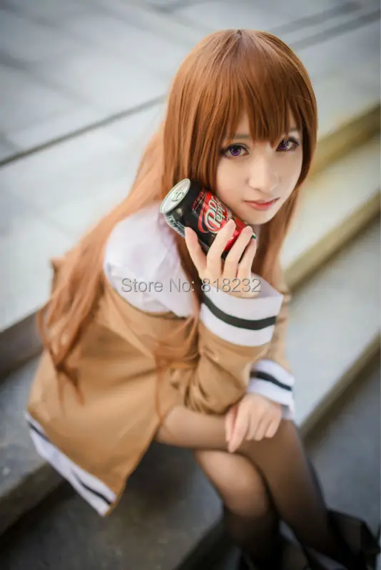 Платье Steins Gate Makise Kurisu одежда костюмы для косплея пальто + рубашка брюки|shirt