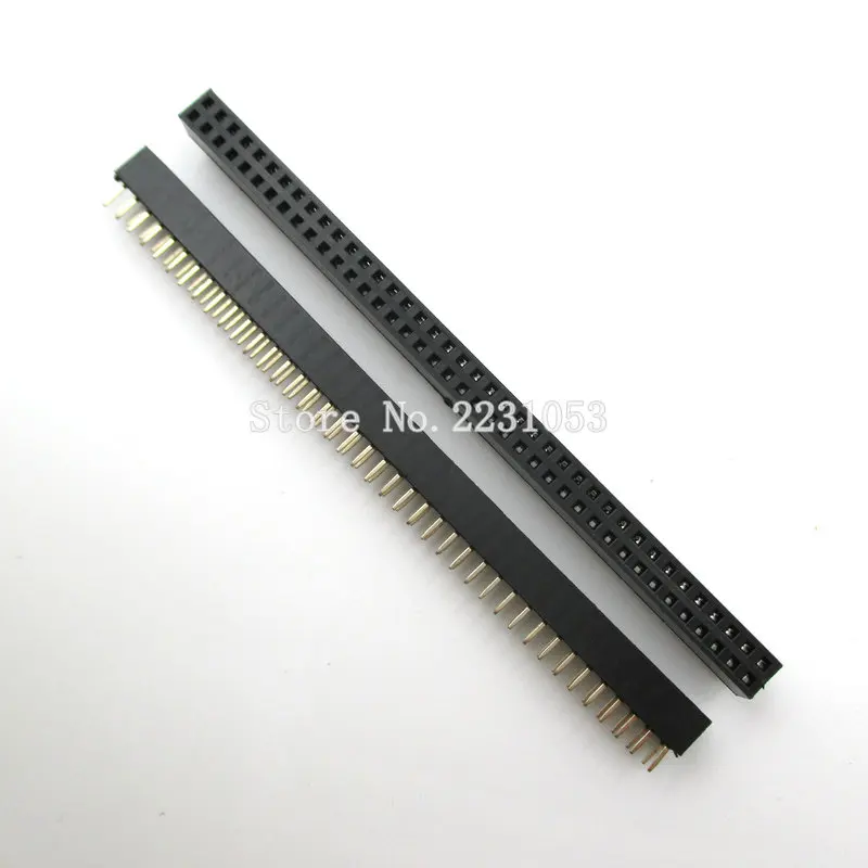 

5PCS/LOT 2mm 2*40 Pin Female Double Row Pin Header Strip pin header