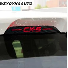 Carbon Fiber Stickers And Decals Rear Rear High Mounted Stop Brake Lamp Light Car-Styling For Mazda Cx-5 Car Accessories