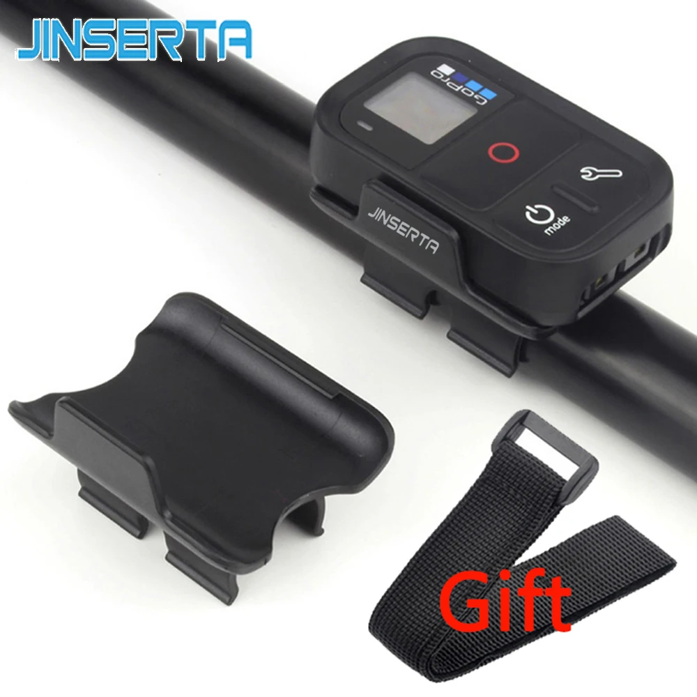 Koop JINSERTA GoPro Accessoires Grote WiFi Remote Clip Mount Slot Houder Adapter voor GoPro Hero 4 3 Camera Monopod Pole