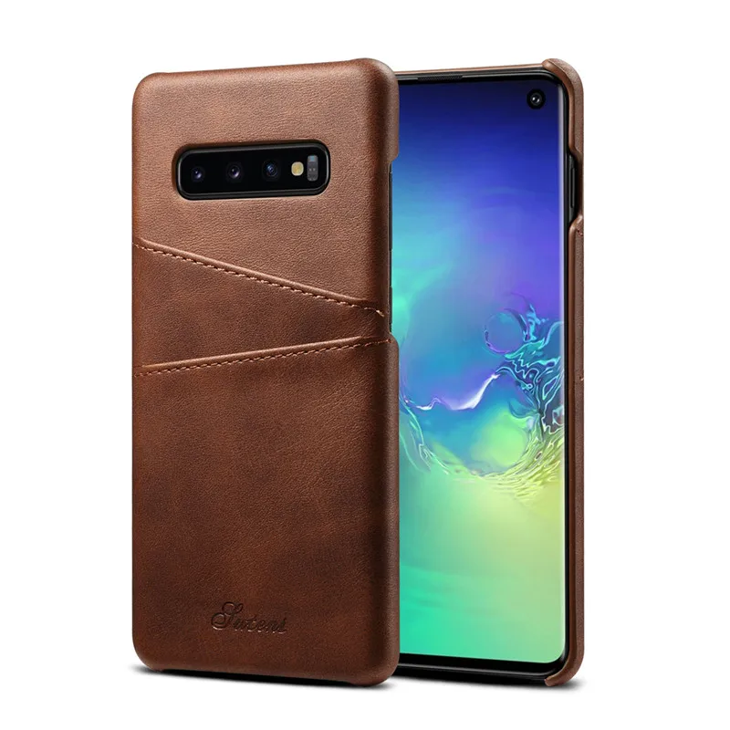 Кожаный чехол для samsung Galaxy S10 Plus S10E чехол для samsung S10 чехол из кожи с держатель для карт кошелек для Note 8 9 10 plus