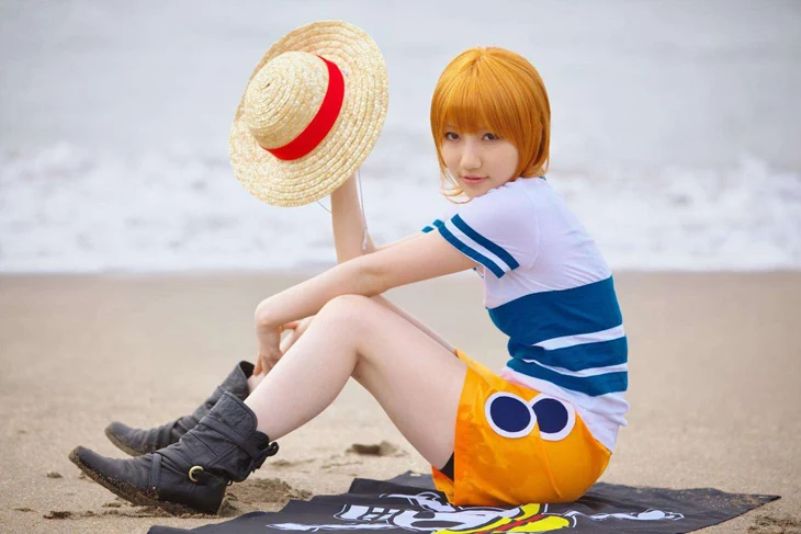 Anime One Piece Nami Cosplay Costume - AllCosplay.com