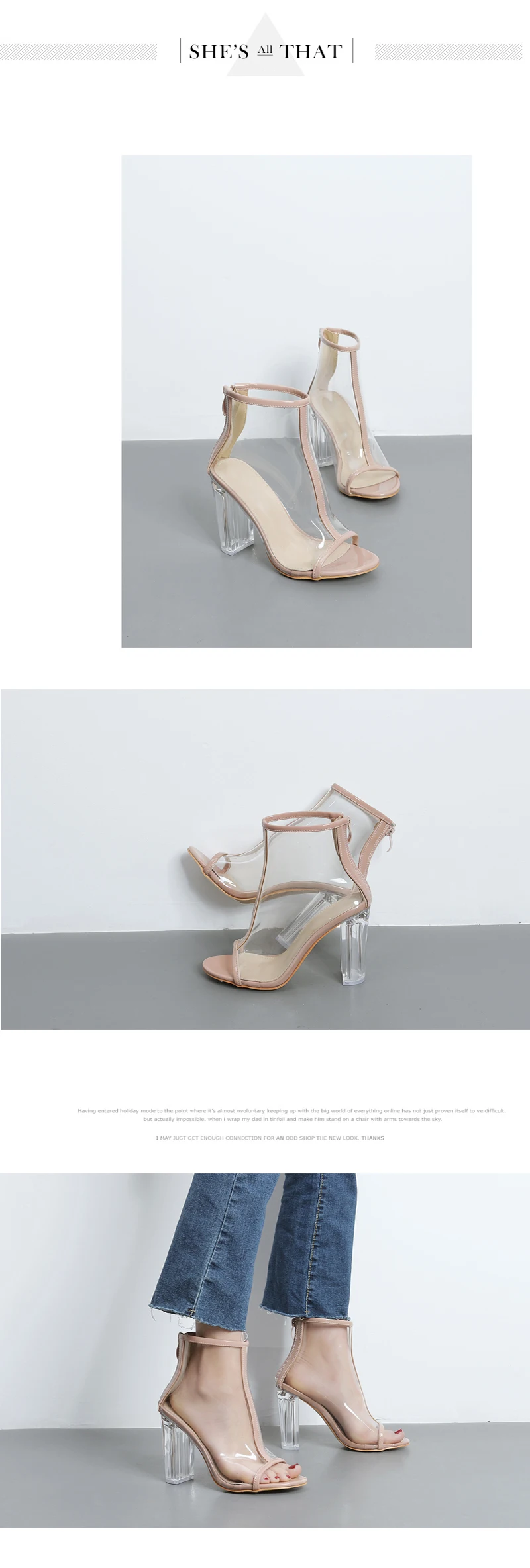 new look transparent shoes