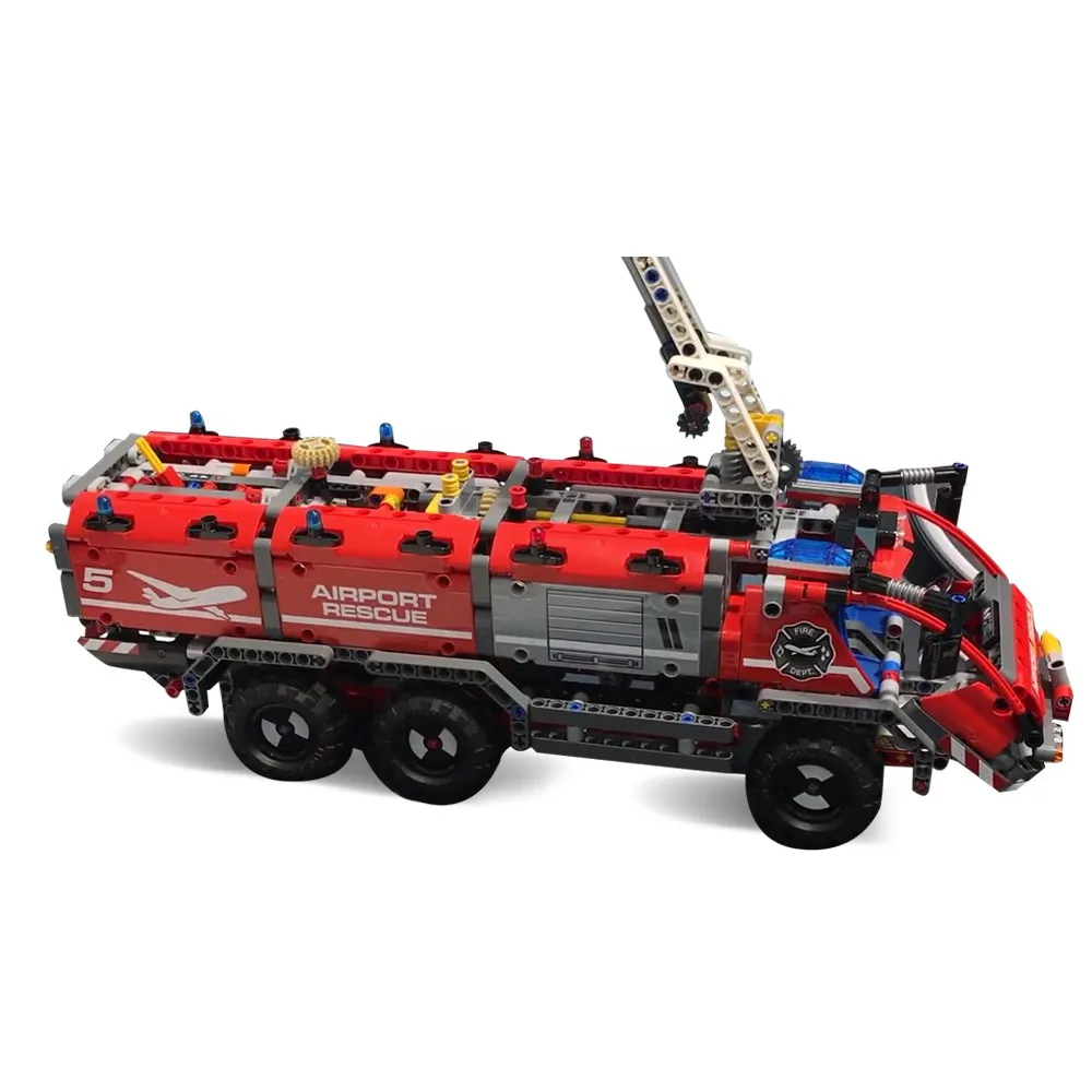 Model Building Blocks kits toys City Rescue Vehicle compatible with legoing Technic Series Educational toys hobbies for children Model Building Blocks kits toys City Rescue Vehicle compatible with legoing Technic Series Educational toys hobbies for children