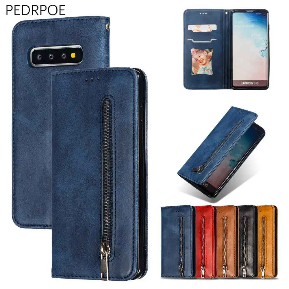 

Leather Wallet Case For Samsung S7 EDGE S8 S9 S10 Plus 5G S10E Flip Case For A8 A7 A6 2018 A750 A70 A50 A40 A30 A20 A10 M20 M10