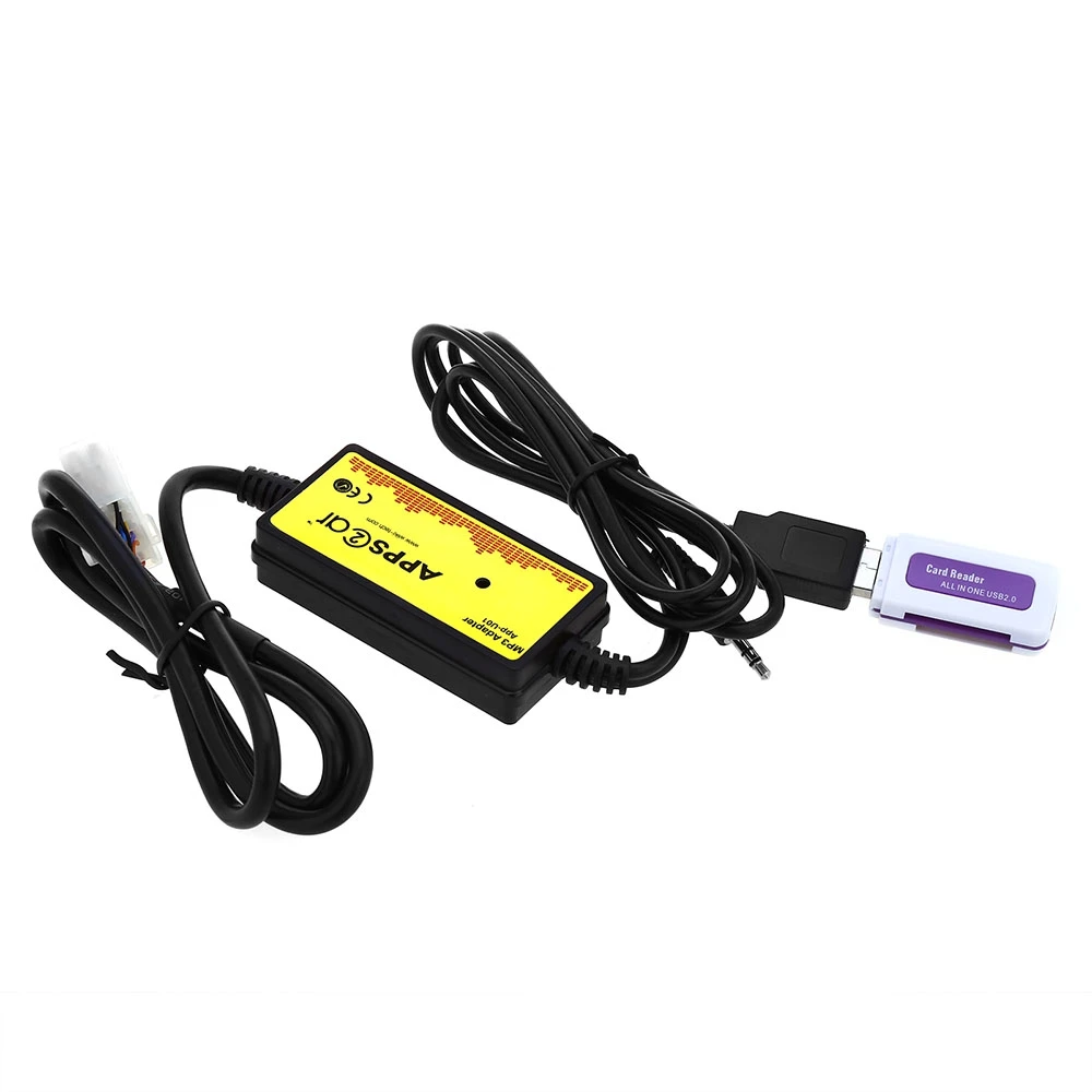 DC 12V Car MP3 Audio Interface USB / SD AUX Adapter 12P Connect Digital CD Changer for Toyota Camry Corolla Lexus Free Shipping